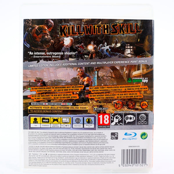 Bulletstorm Limited Edition - PS3 spill - Retrospillkongen