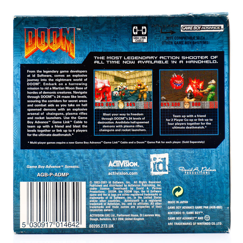 Doom - Game Boy Advance spill | i Eske - Retrospillkongen