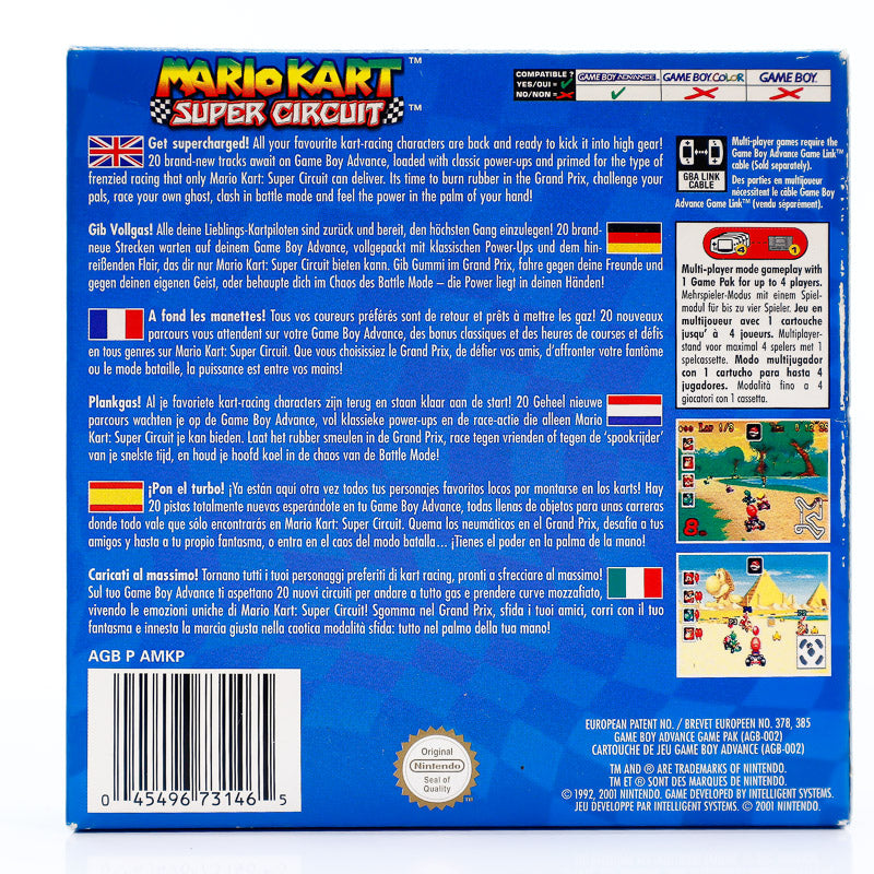 Mario Kart: Super Circuit - Game Boy Advance spill | i Eske - Retrospillkongen