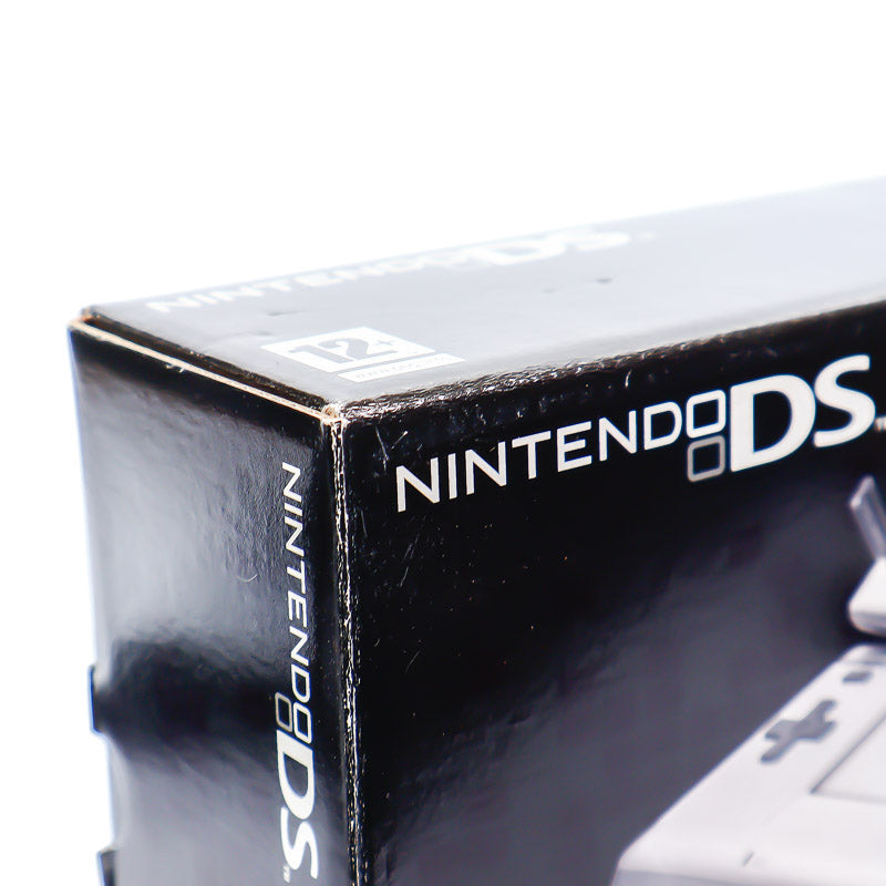 Original Nintendo DS (1. generasjon) Konsoll Pakke med Metroid Prime Hunters: First Hunt Demo - Komplett i Eske - Retrospillkongen