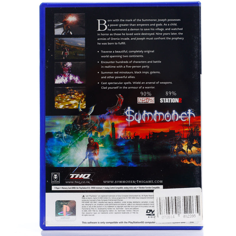 Summoner - PS2 spill - Retrospillkongen