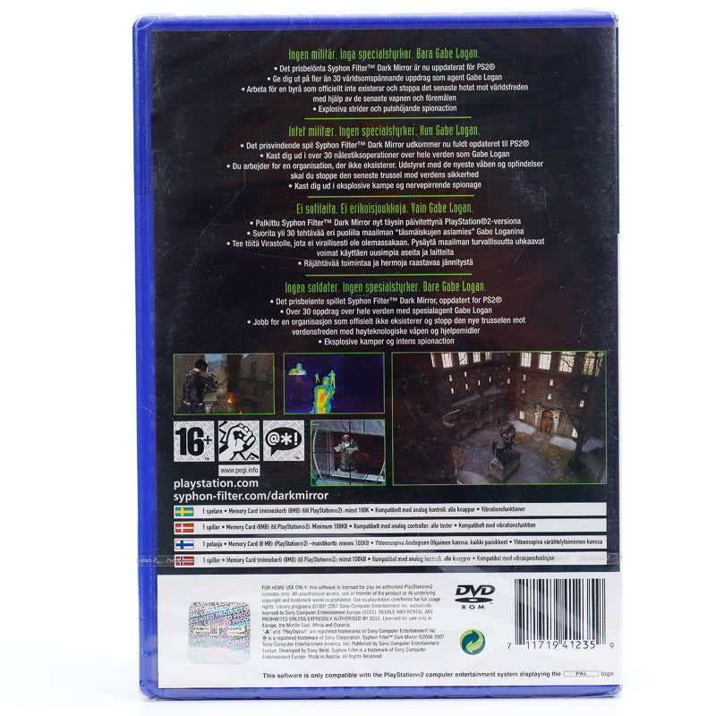 Syphon Filter: Dark Mirror (Forseglet) - PS2 spill - Retrospillkongen