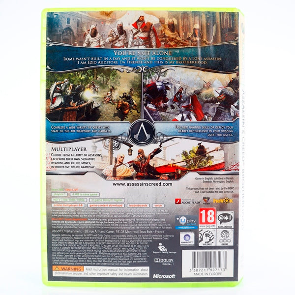 Assassin's Creed Brotherhood - Xbox 360 spill - Retrospillkongen