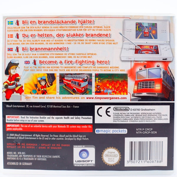 Tim Power Firefighter - Nintendo DS spill - Retrospillkongen