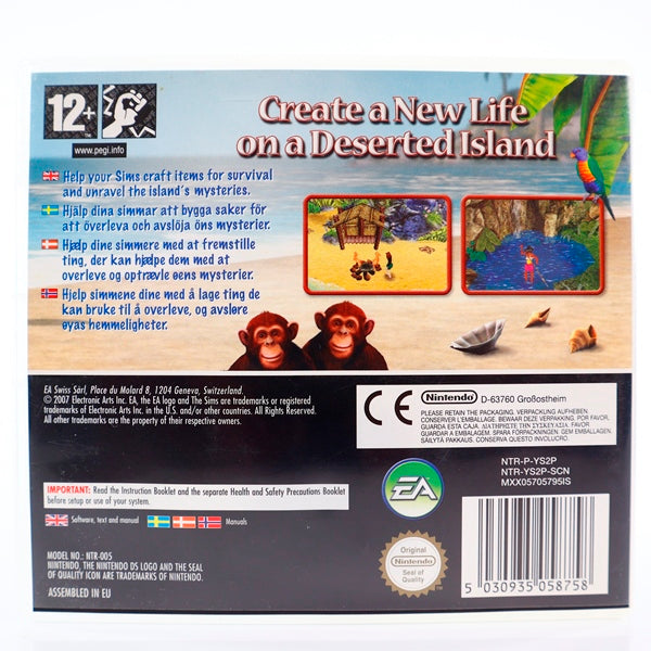 The Sims 2 Castaway - Nintendo DS spill - Retrospillkongen