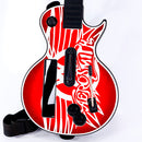 Guitar Hero Gibson Les Paul Rød Trådløs Aerosmith Kontroll til Nintendo Wii - Tilbehør - Retrospillkongen