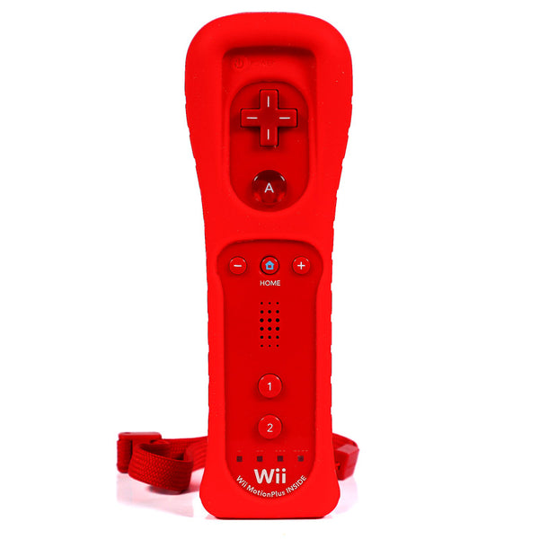 Original Wii Motion Plus Remote Kontroller | Rød - Retrospillkongen