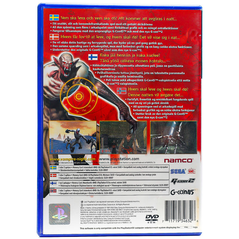 Vampire Night - PS2 spill - Retrospillkongen