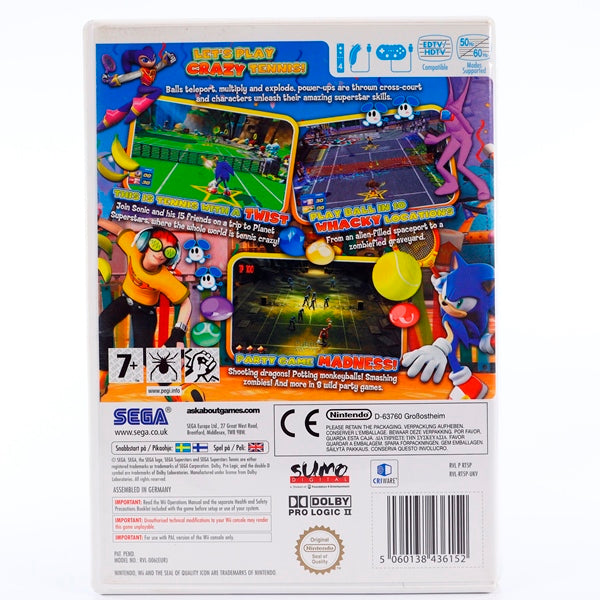 Sega Superstar Tennis - Wii spill - Retrospillkongen