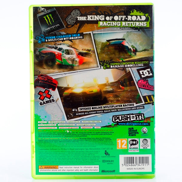 Dirt 2 - Xbox 360 spill - Retrospillkongen