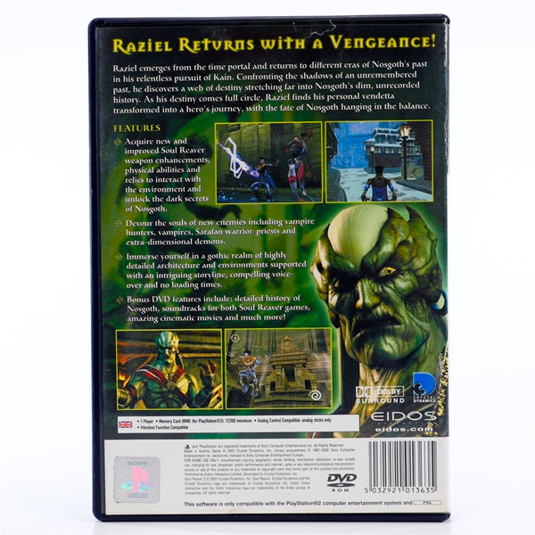 Legacy of Kain: Soul Reaver 2 - PS2 spill - Retrospillkongen