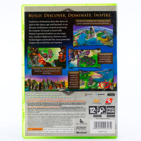 Civilization Revolution - Xbox 360 spill - Retrospillkongen