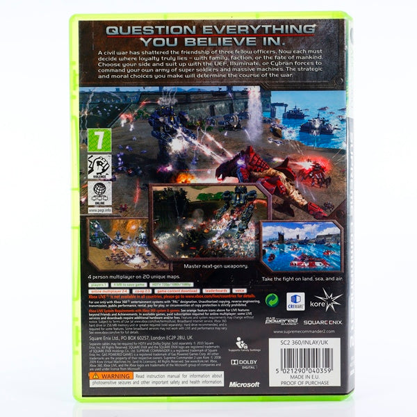 Supreme Commander 2 - Xbox 360 spill - Retrospillkongen