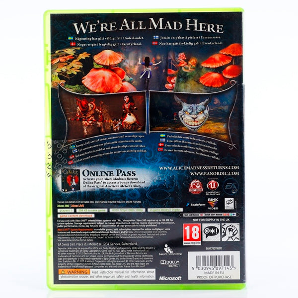 Alice: Madness Returns - Xbox 360 spill - Retrospillkongen