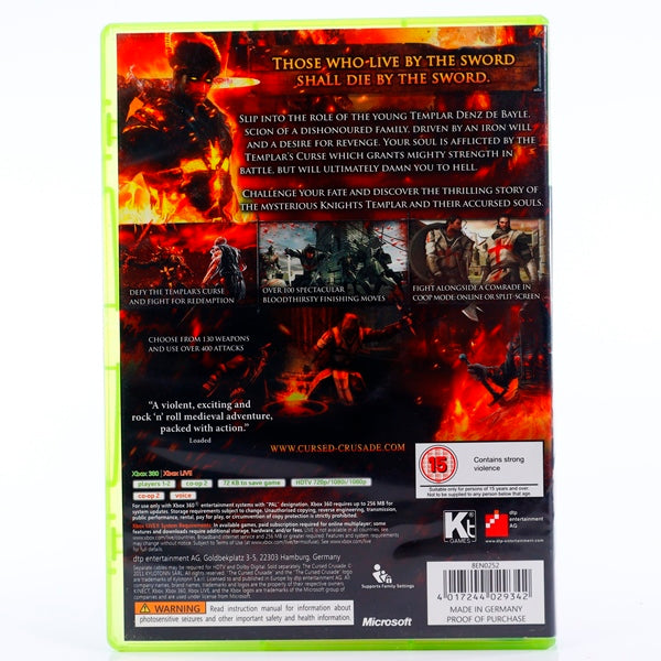 The Cursed Crusade - Xbox 360 spill - Retrospillkongen