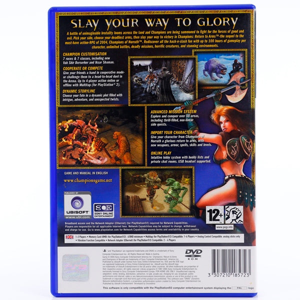 Champions: Return to Arms - PS2 spill - Retrospillkongen