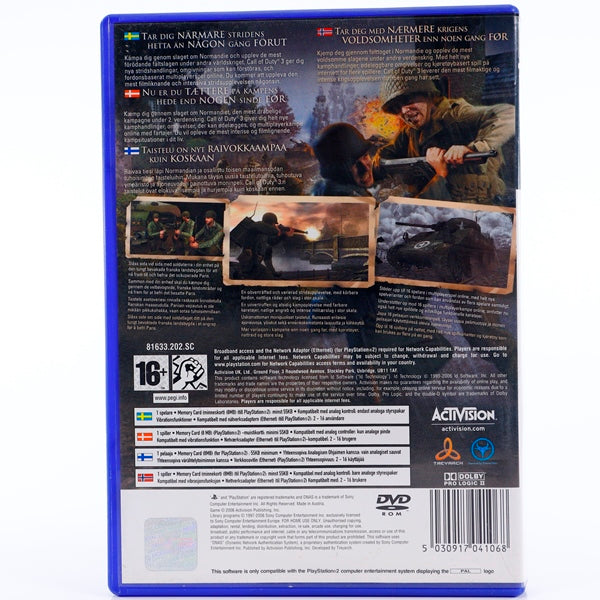 Call of Duty 3 - PS2 spill - Retrospillkongen