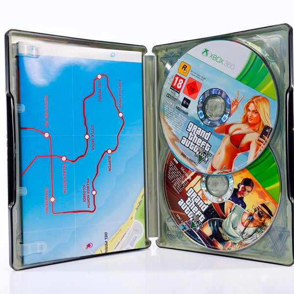 Grand Theft Auto V Steelbook Edition - Xbox 360 spill - Retrospillkongen
