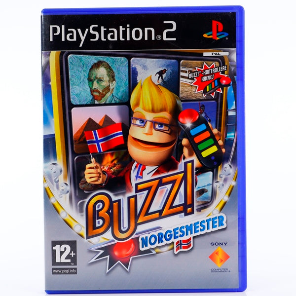 Buzz! Norgesmester - PS2 spill - Retrospillkongen