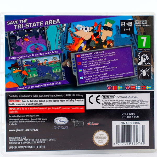 Phineas and Ferb across the 2D Dimension - Nintendo DS spill - Retrospillkongen