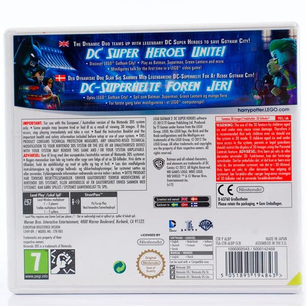 LEGO Batman 2: DC Super Heroes - Nintendo 3DS spill - Retrospillkongen