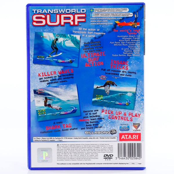 Transworld Surf - PS2 Spill - Retrospillkongen