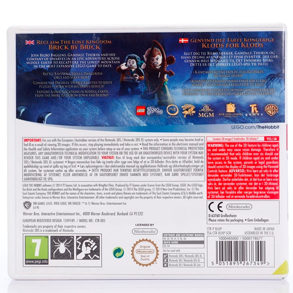 LEGO The Hobbit - Nintendo 3DS spill - Retrospillkongen