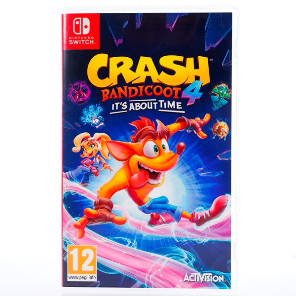 Crash Bandicoot 4 It's About Time - Nintendo Switch spill - Retrospillkongen