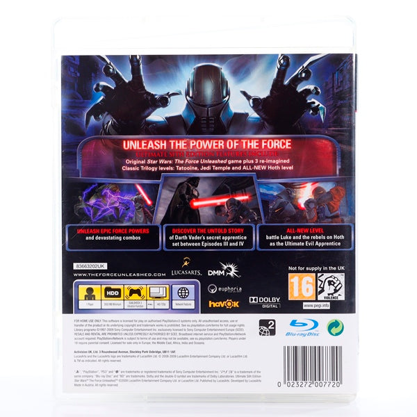 Star Wars the Force Unleashed: Ultimate Sith Edition - PS3 spill - Retrospillkongen