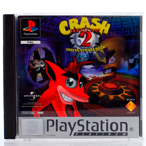 Crash Bandicoot 2 Cortex Strikes Back Platinum - PS1 spill - Retrospillkongen