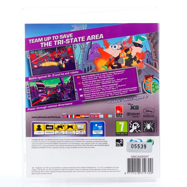 Phineas and Ferb: Across the 2nd Dimension - PS3 spill - Retrospillkongen