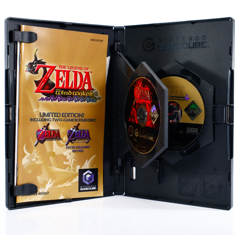 The Legend of Zelda the Wind Waker: Limited Edition! Including Two-Game Bonus Disc! - Gamecube spill - Retrospillkongen