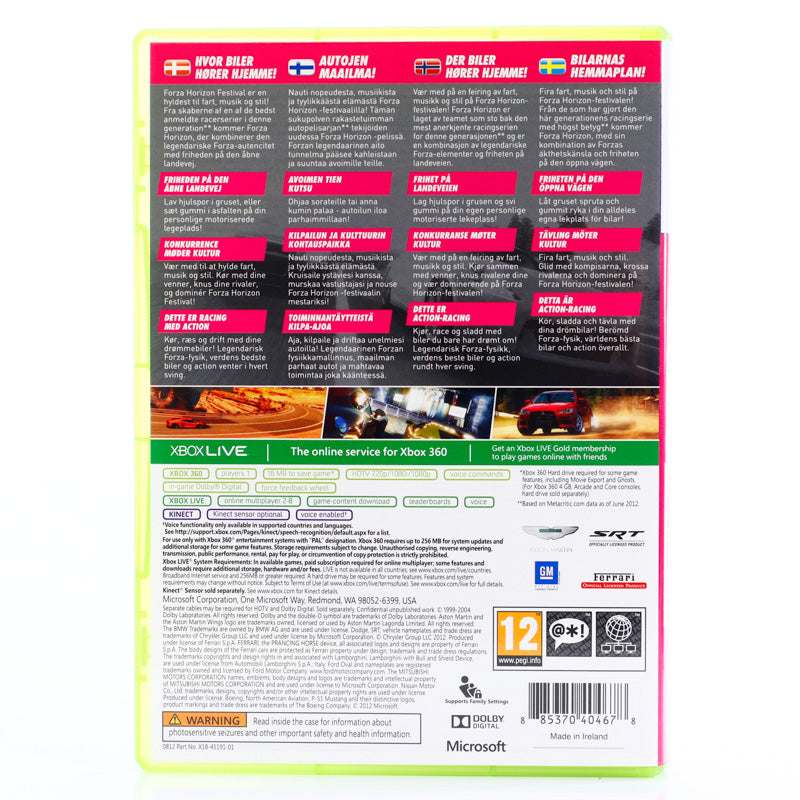 Forza Horizon - Xbox 360 spill - Retrospillkongen