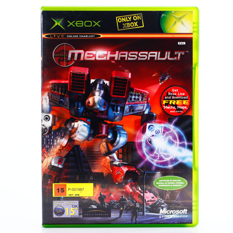 Mechassault - Microsoft Xbox spill - Retrospillkongen