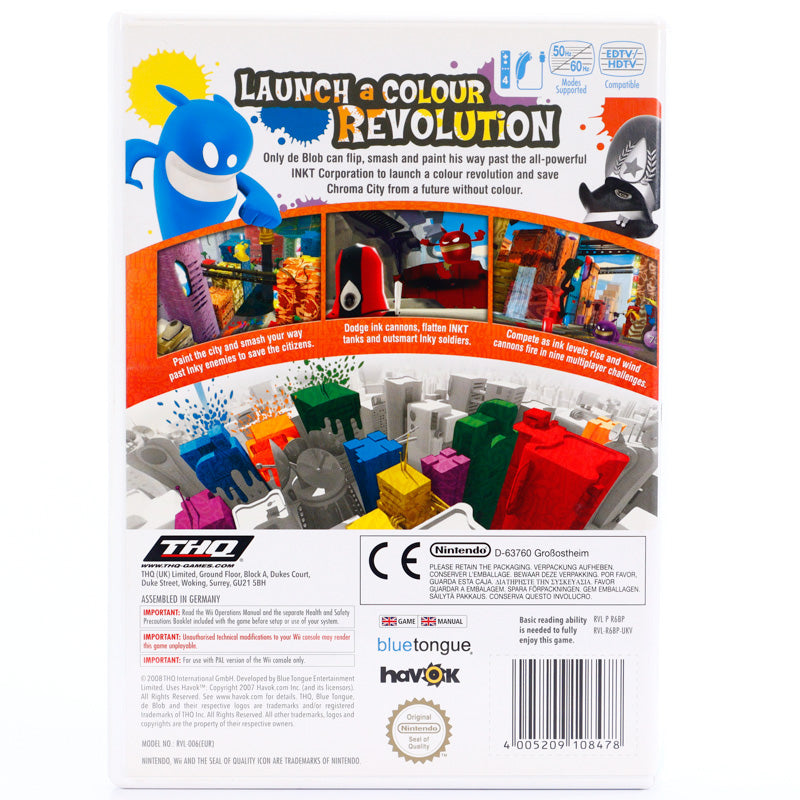 de Blob - Wii spill - Retrospillkongen