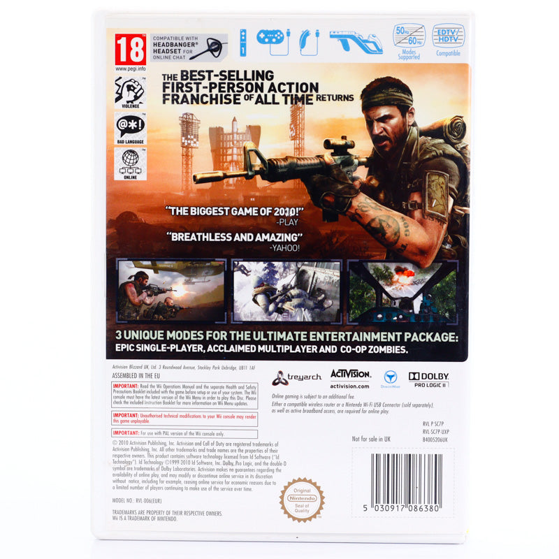 Call of Duty: Black Ops - Wii spill - Retrospillkongen