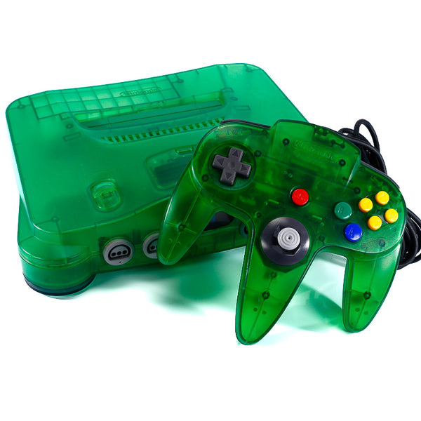 Nintendo 64 Funtastic Jungle Green Konsoll pakke - Retrospillkongen