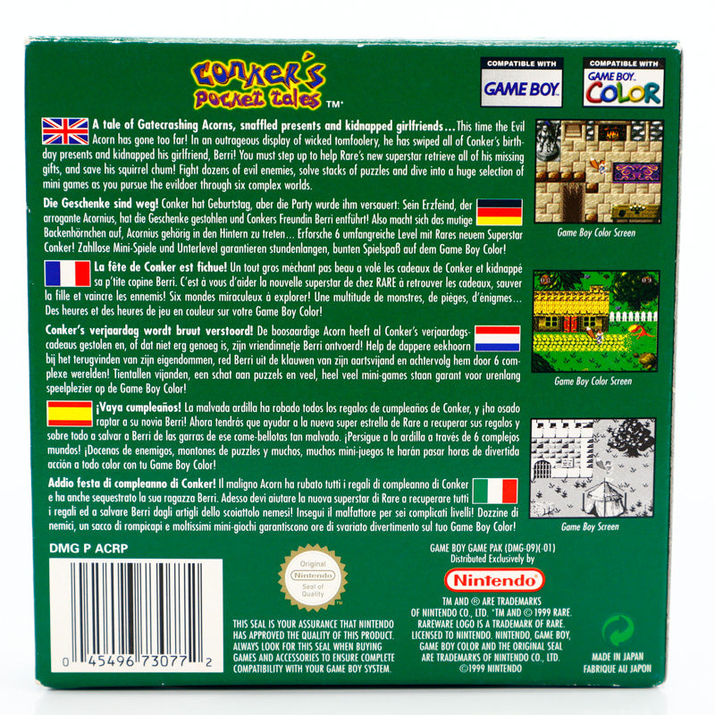 Conker's Pocket tales (Eske) - Gameboy Color - Retrospillkongen