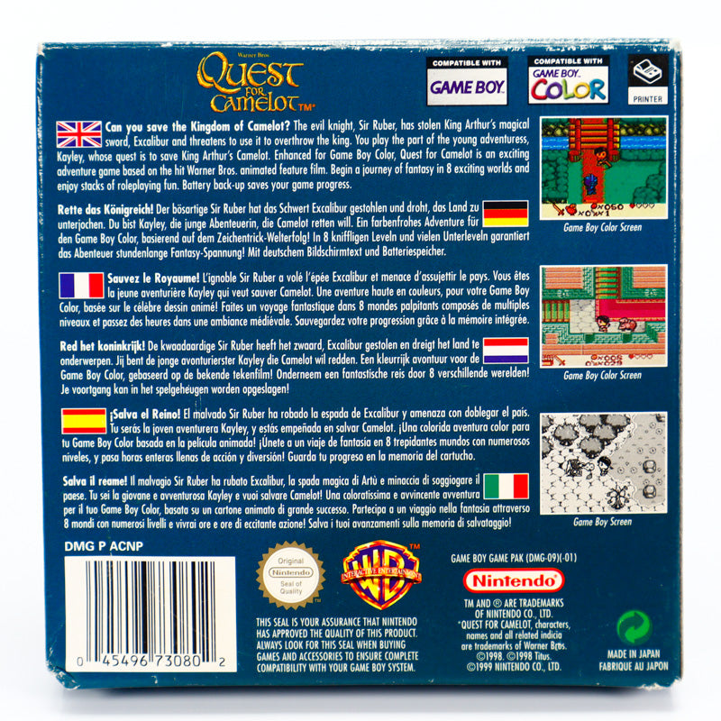 Quest for Camelot (Eske) - Gameboy Color - Retrospillkongen