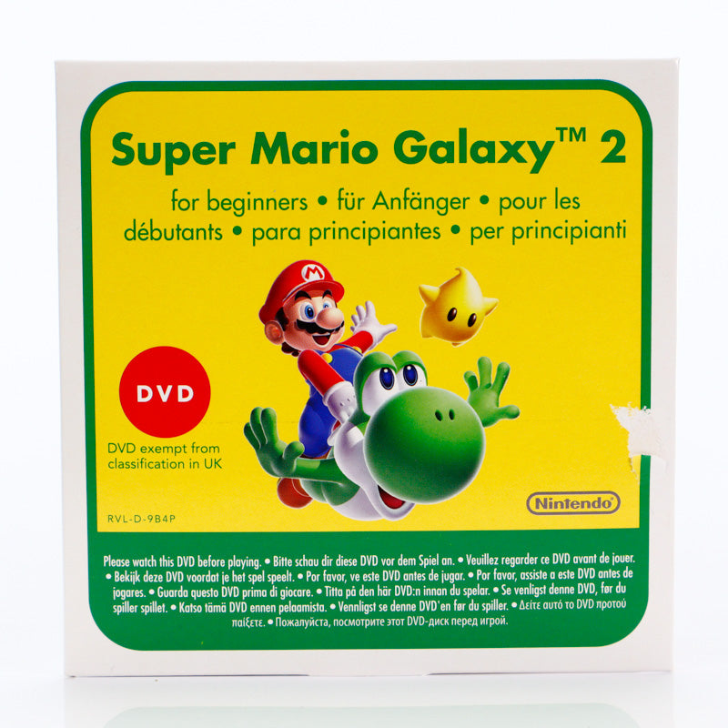 Super Mario Galaxy 2 i Eske + Tutorial DVD - Wii spill - Retrospillkongen