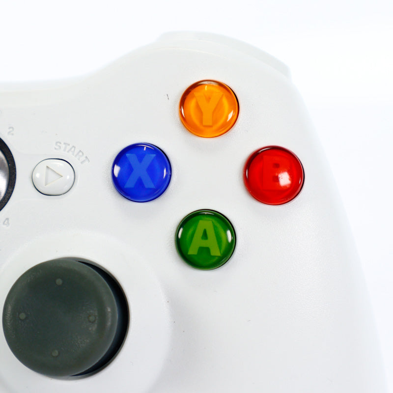 Xbox 360 Hvit kontroller Microsoft - Retrospillkongen