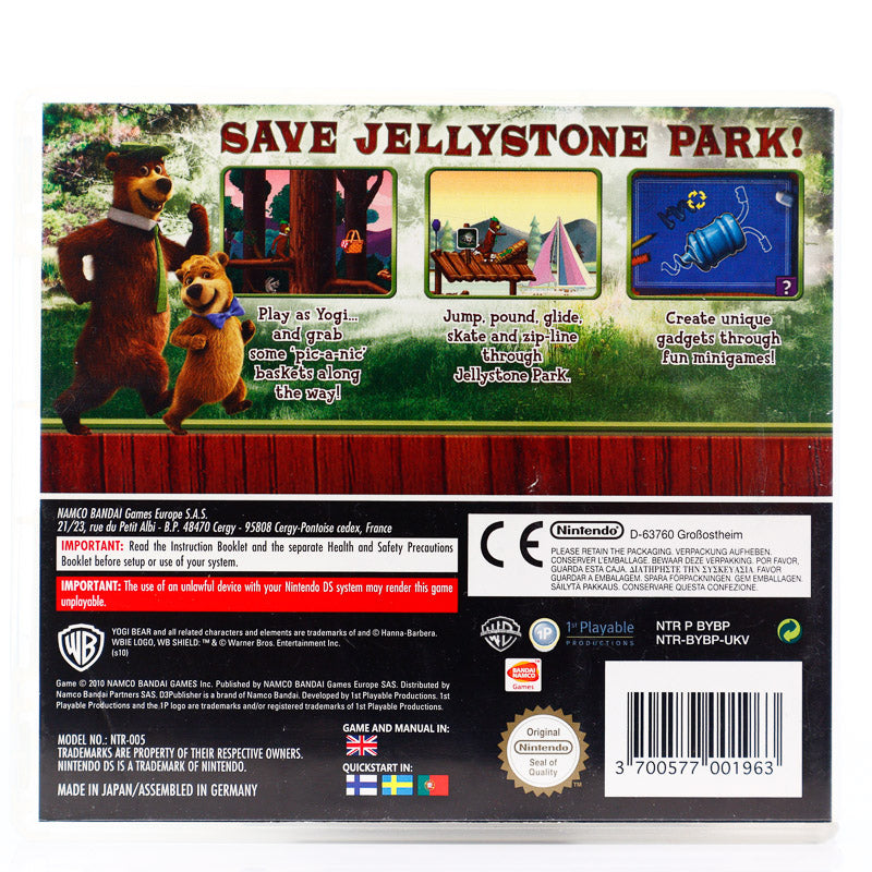 Yogi Bear: The Video Game - Nintendo DS spill - Retrospillkongen