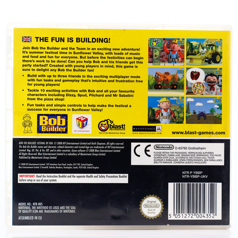 Bob the Builder: Festival of Fun - Nintendo DS spill - Retrospillkongen