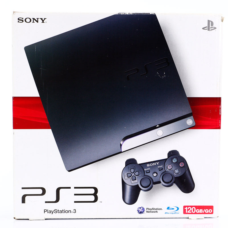 Playstation 3 ps3 Slim 120GB/GO-konsollpakke i Eske - Retrospillkongen