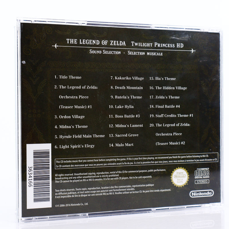 The Legend of Zelda Twilight Princess HD - Sound Selection CD - Retrospillkongen