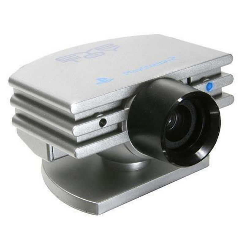 Original Sølv Eye Toy Kamera til Playstation 2 | PS2 - Retrospillkongen