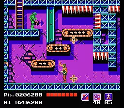 Teenage Mutant Hero Turtles - NES spill - Retrospillkongen