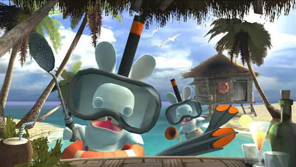 Rayman: Raving Rabbids - PS2 spill - Retrospillkongen