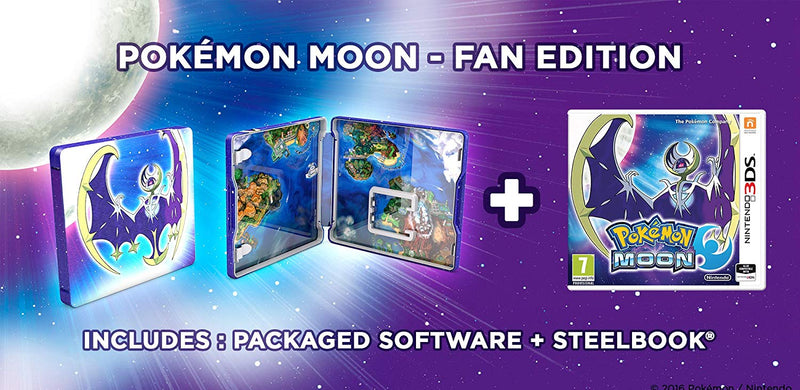 Pokémon Moon Fan Edition - Forseglet / Sealed - Nintendo 3DS spill - Retrospillkongen